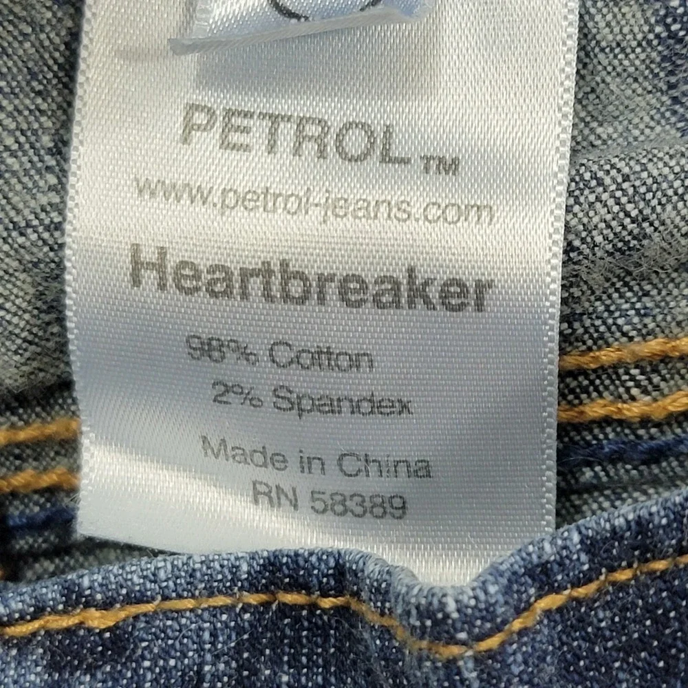 Petrol Denim Jeans Women's Size 29 Blue Cotton Bootcut Belt Loop Pockets